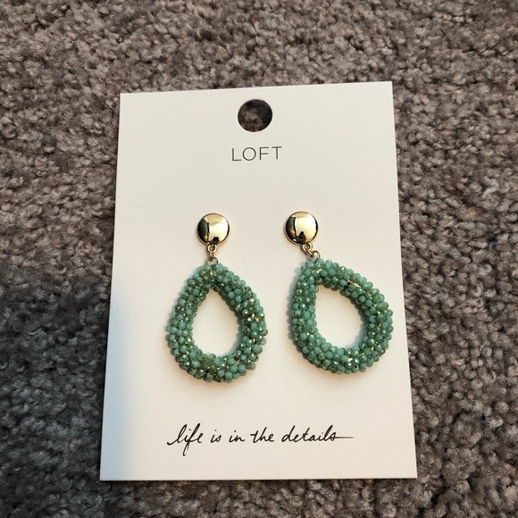 LOFT Jewelry - Loft Mint Beaded Earrings